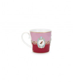 mug-large-love-birds-medallion-red-pink-250ml 1